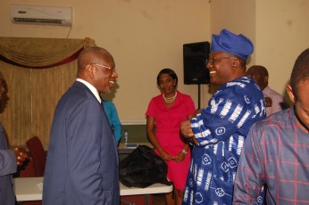 The Honourable Commissioner for Health Dr. Dominic Ukpong at the workshop
