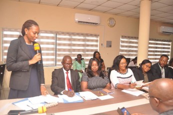 Executive Secretary of AKSPHCDA and Chairman Inter-Agency Technical Committee Dr. Angela Attah